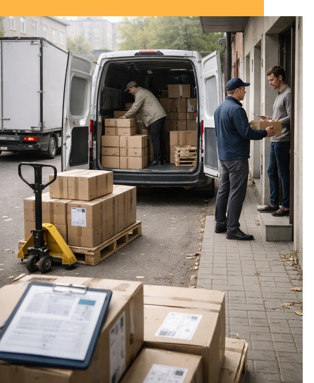 Доставка грузов от двери до двери с таможней от 45905 руб.