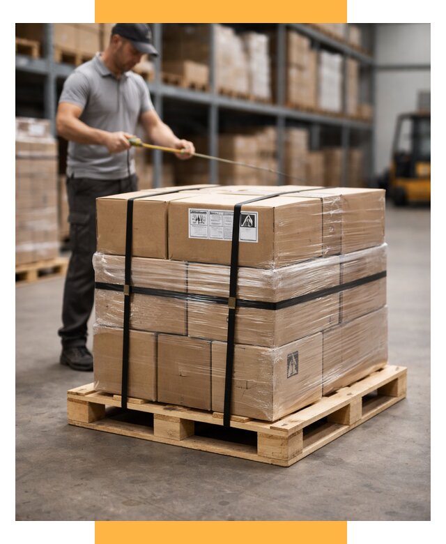 Упаковка и паллетирование грузов от 3570 р. | СетСервис-Блб