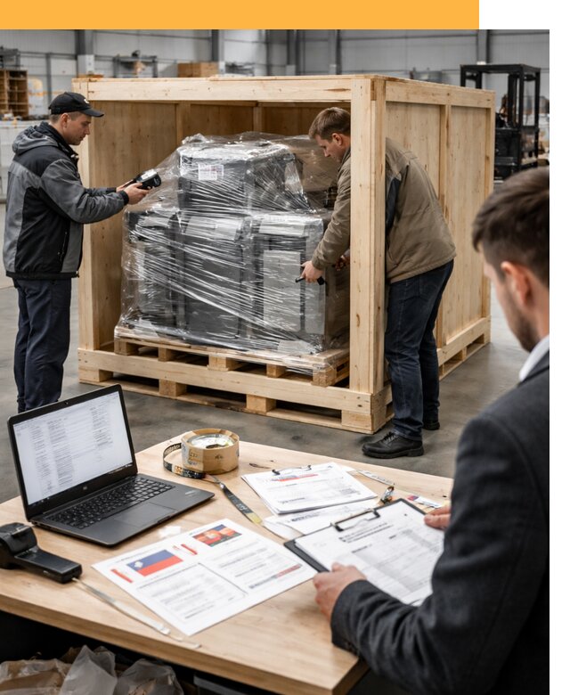 Доставка промышленного оборудования из США от 66307 руб