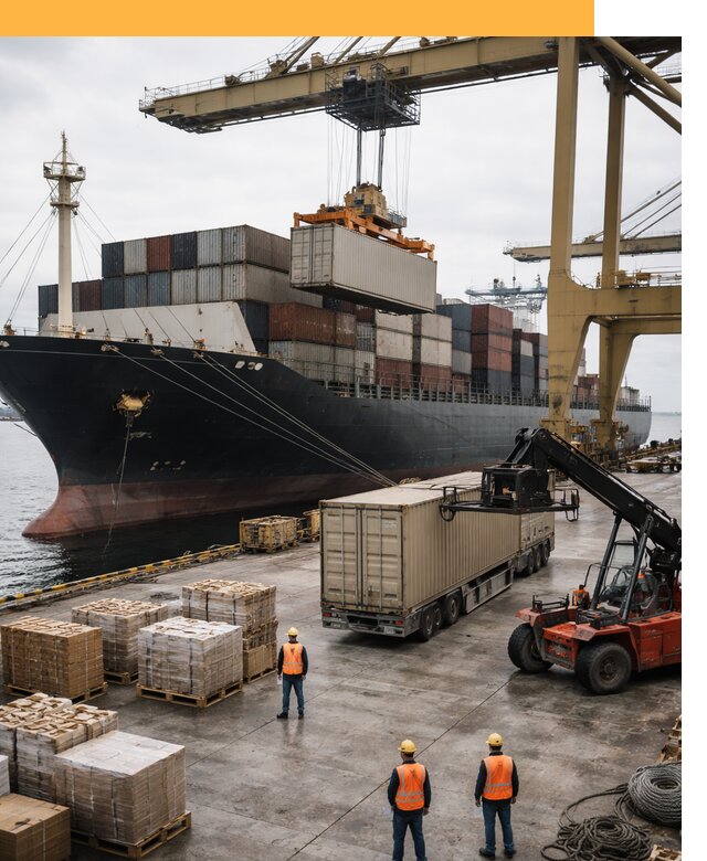 Морские перевозки из Индии: доставка FCL/LCL, таможня от 122412