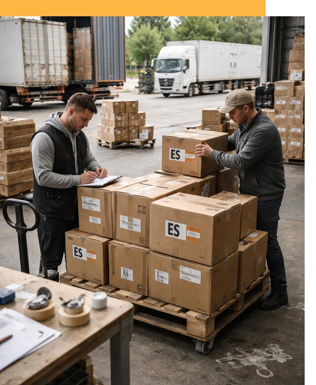 Доставка грузов в Испанию автотранспортом от 35704 руб