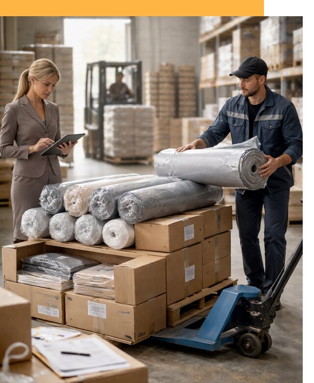 Перевозка текстиля по миру от 15302 руб. с таможней и страхованием