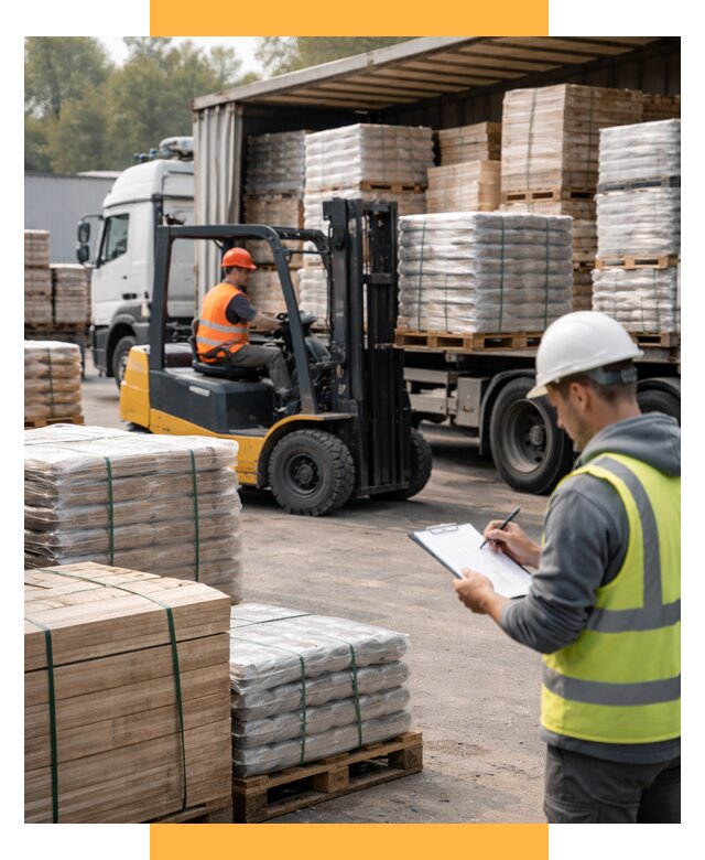 Перевозка строительных материалов от 5611 р. | СетСервис-Блб