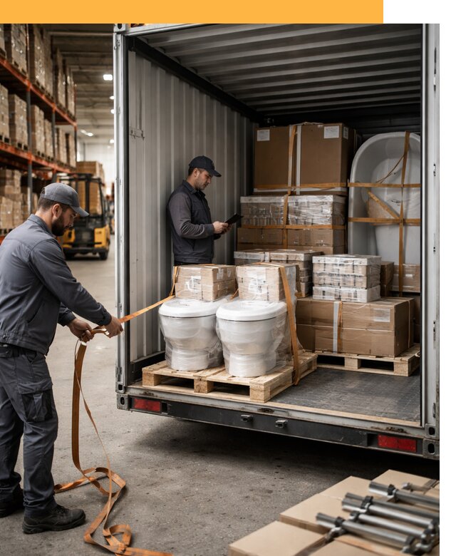 Перевозка сантехнического оборудования по России и миру от 1836