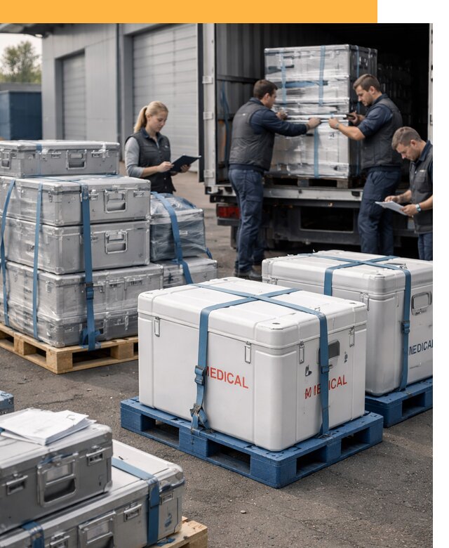 Перевозка медицинского оборудования по всему миру от 15302 руб