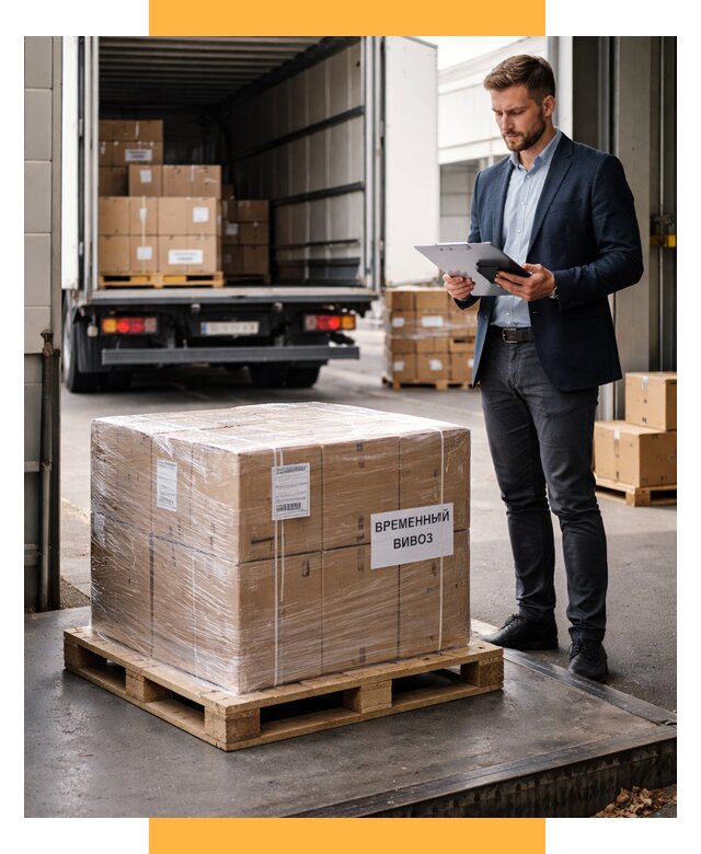 Временный вывоз товаров под ключ от 8161 р. | СетСервис-Блб