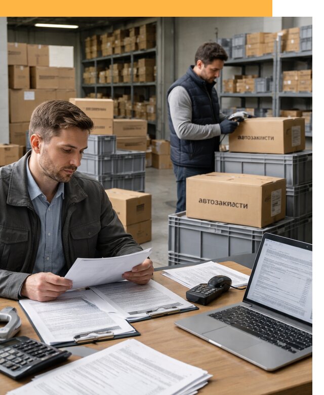 Таможенное оформление автозапчастей по выгодным тарифам от 8671