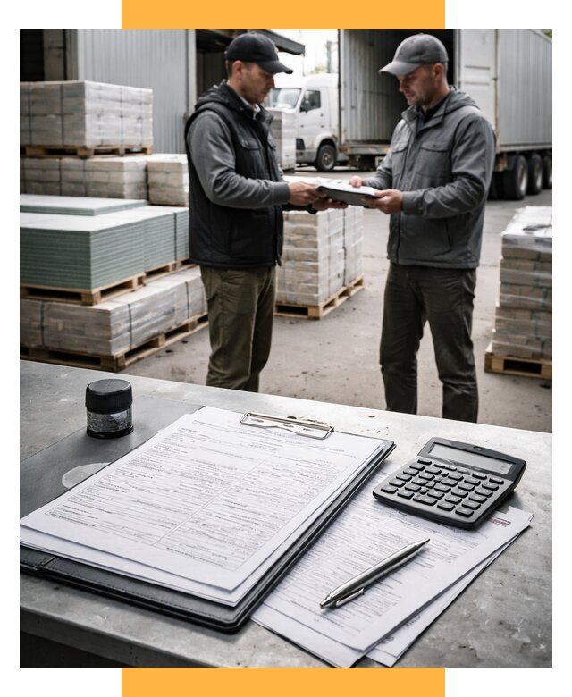 Таможенное оформление стройматериалов от 8671 р. | СетСервис-Блб
