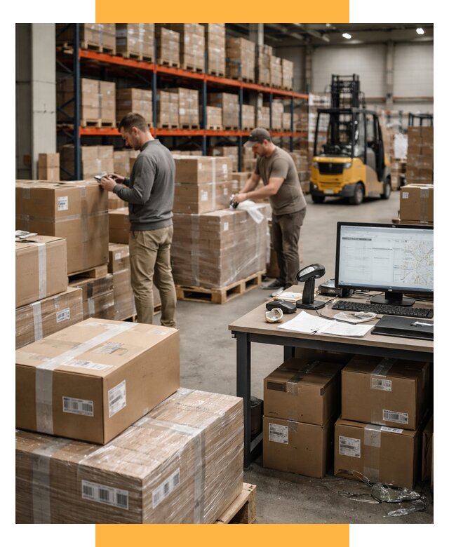 Склад консолидации в Европе от 6631 р., услуги СетСервис-Блб