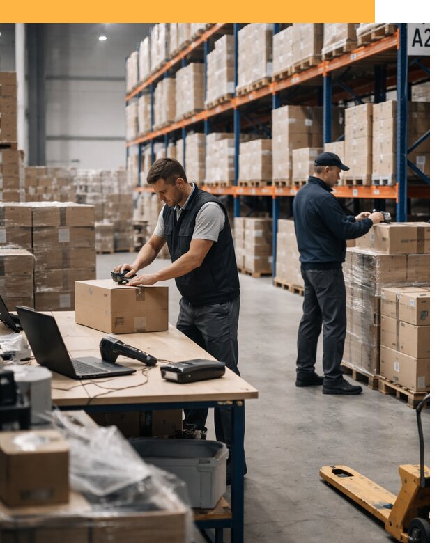 Склад консолидации в Европе: хранение, сортировка от 6631